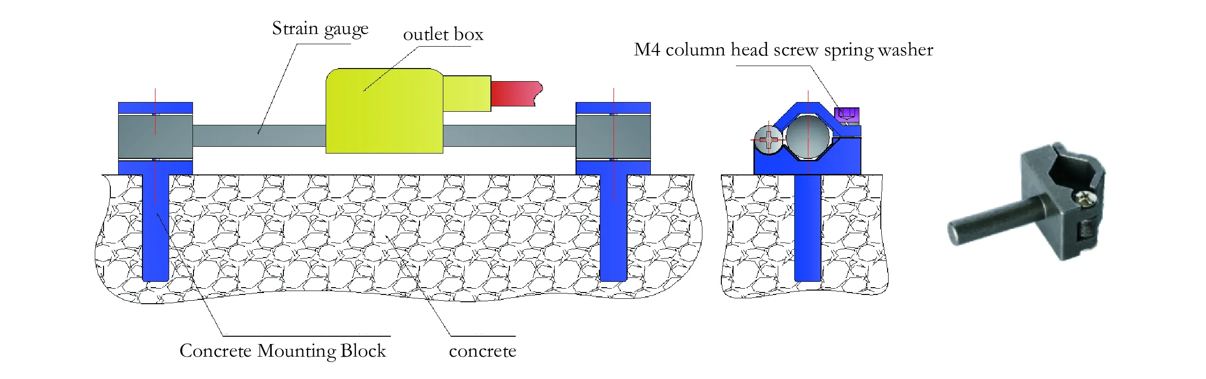 스마트 진동선 스트레인 게이지(표면 모델) JMZX-212HAT/HB 이미지 9